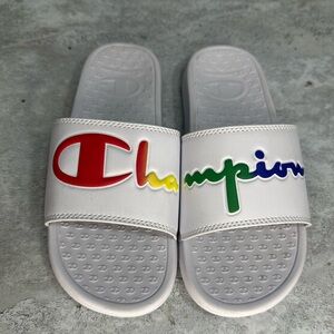Champion Sandals Slip On Size 7‎ Rainbow Women’s